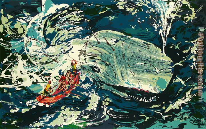 Leroy Neiman Blue Whale Moby Dick Suite